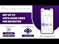 Get up to 15 Monthly Hires per Recruiter | Automate Recruitment with AI, Close Positions Faster