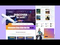 Complete Responsive Website Design using HTML CSS & JavaScript | Travel Agency Website Design