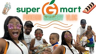 International Grocery Store| Super G Mart| Blue Crab|  Family Day|Black Family|Grocery Shopping