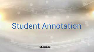 Canvas Assignments: Student Annotation