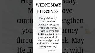 Wednesday Blessings #dailydivine #thankyoulordjesuschrist #jesuschristisourlord #shortsvideo