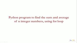 Python - for loop with range( ) built in function