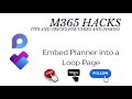 How to Embed Microsoft Planner in a Loop Page (Step-by-Step)