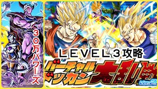 『ドラゴンボールZ　ドッカンバトル(ドカバト)　134』　バーチャルドッカン大乱戦　レベル３　攻略