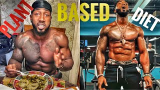 What I eat in a day plant based diet @BrolyGainz007