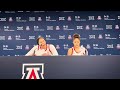 Arizona WBB players postgame following 84-60 win over Grambling