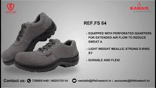 KARAM Foot Protection - Safety Footwear FS 64 (Grey Colour)