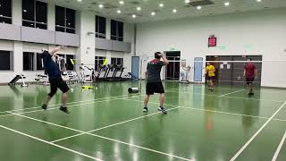 2023.02.25 達哥 富傑 V.S. Andy Mark | 羽球 | 雙打 |  #badminton#羽毛球#運動#歡樂場#天羽路華羽球隊