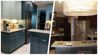 75 Beautiful Kitchen With Brown Backsplash And A Peninsula Design Ideas #�1644 �