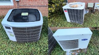 2005 Carrier Infinity Heat Pump Running In Heat Mode, Carrier Mini Split, \u0026 Bryant Aero Quiet System