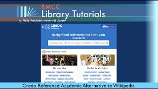 Credo Reference: Academic Alternative to Wikipedia