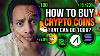 HOW TO BUY CRYPTO COINS WITH 100X POTENTIAL, NOT LISTED ANYWHERE?! (simple tutorial!)