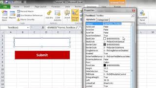 Excel 2010 VBA Tutorial 55 ActiveX Controls Text Box