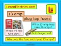 WHY DOES A PLUG GET HOT – WHY WILL A 13 AMP FUSE NOT FUSE EVEN AT 20 AMPS – USING THE FUSING TABLES