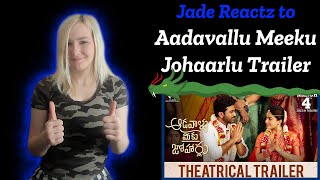 Aadavallu Meeku Johaarlu | Theatrical Trailer | American Reaction
