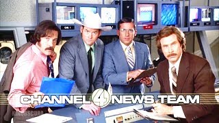 Anchorman: The Legend of Ron Burgundy (2004) -  The channel 4 News Team