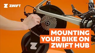 Mounting Your Bike on Zwift Hub
