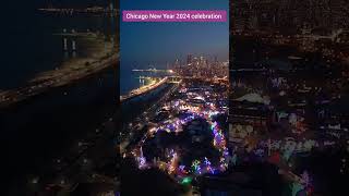 Fireworks Live | Happy new year 2024|#shorts #short #shortfeed #newyear #newyear2024 #chicago