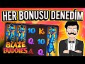 YENİ HACKSAW SLOT OYUNU BLAZE BUDDIES 💰 💰 HER BONUSU DENEDİM #slotoyunları #casino #slots