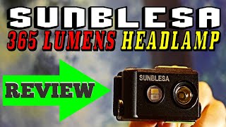 SUNBLESA 365 Lumens Lightweight LED Headlamp (REVIEW)