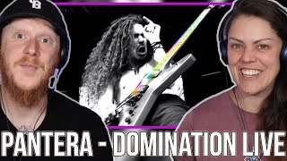 COUPLE React to Pantera - Domination LIVE | OFFICE BLOKE DAVE