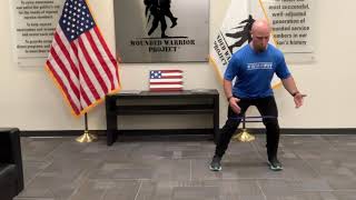 Physical Health and Wellness Workout: Monster and Lateral Walk