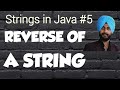 Strings in Java *5 || Reverse of a string || Java Programming