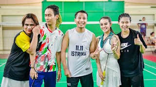 NENG MAWAR X JESSICA MULJATI VS AGRIPINA X SILVI WULANDARI - FUN BADMINTON HNY EXPRESS GROUP