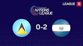 Concacaf Nations League | Highlights - Saint Lucia 0-2 El Salvador