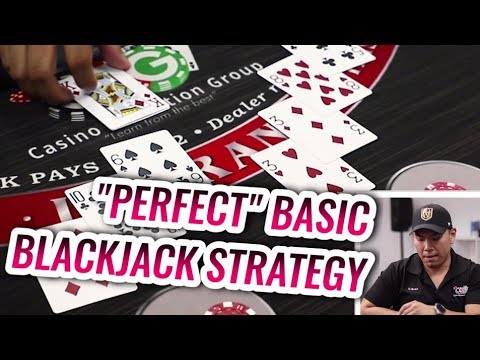 Perfect Blackjack Basic Strategy Blackjack Tutorial Youtube
