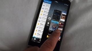 How to use gestures on the BlackBerry Z30