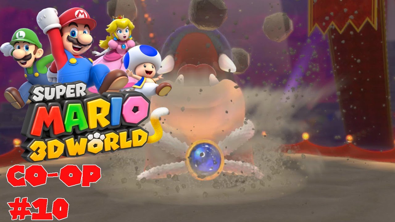 Super Mario 3D World Co-op Episode 10: Hisstocrat's Banquet - YouTube