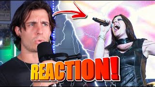 NIGHTWISH performing live REACTION by professional singer