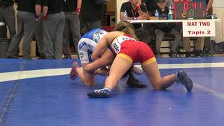 2017 Sr Ontario Championship WW50kg Natassya Lu (Guelph) vs Jessica Bershatsky (Lakehead)