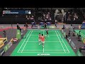 Match point - Kang / Tai vs Erwiansyah / Hutomo - MD, SF - Austrian Open 2024