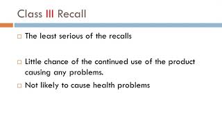 12 Drug Recalls