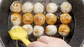 1分钟 |照烧鸡肉丸Teriyaki Chicken Meatballs （超级美味！） （超级美味！）