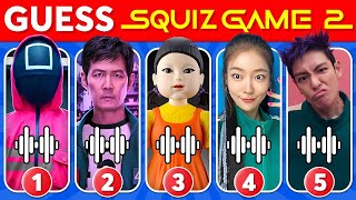 Guess SQUID GAME 2 Characters by Their VOICE \u0026 SONG 🔊🦑 🎶 Squid Game Season 2 Quiz