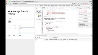 localstorage tutorial (Step 3)