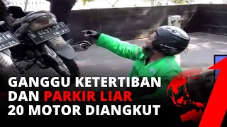 Razia Parkir Liar, 20 Motor Ojol Diangkut Petugas di Kawasan Senayan Jakarta | tvOne