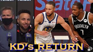 📺 Stephen Curry on Durant, best duo ever debate: “won championships, so that definitely qualifies”