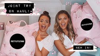 HUGE £450 JOINT PRETTY LITTLE THING Try On Haul W/ Georgia May · NEW IN! | Emily Philpott