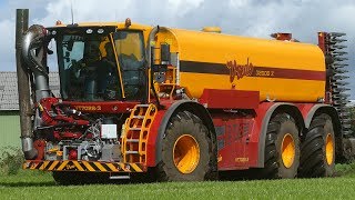 Vredo VT7028-3 Laying Out Manure | 32000 Tonnes 6-Wheeled Monster | Danish Agriculture