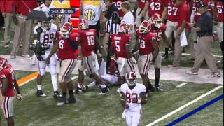 2012 SEC Championship - #2 Alabama vs #3 Georgia