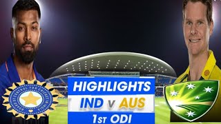 India vs Australia 1st Odi Full Highlights || IND vs AUS || #INDvAUS