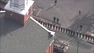 Web Extra: Firefighters Salute Christopher Roy