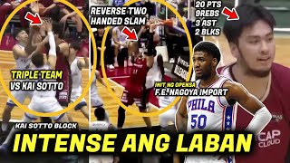 KAI SOTTO Reverse Dunk 20PTS 9REBS 3AST 2BLKS! Intense ang Laban Dikitan! Import NBA player ang kali