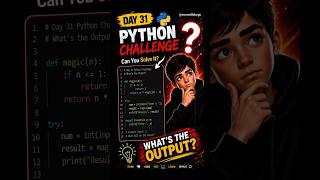 Can You Beat This Python Logic Puzzle? 🐍 #python #coding #shorts #31