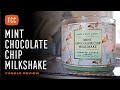 Mint Chocolate Chip Milkshake Candle Review - Bath & Body Works