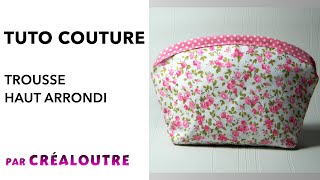 TUTO Trousse haut arrondi avec biais et zip_Sew a case with bias